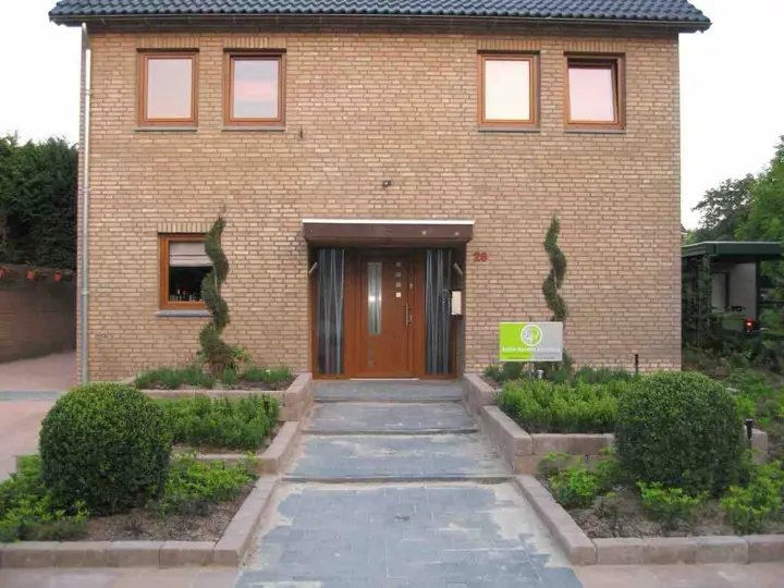 Vooraanzicht huis